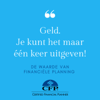Geld je kunt het maar een keer uitgeven